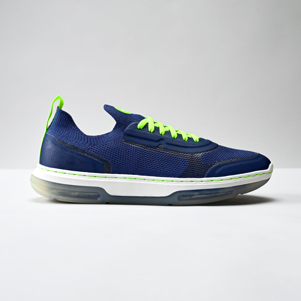bangr navy blue glow pickleball shoe