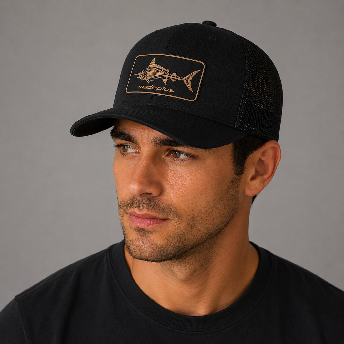 Offshore Skeleton Patch Trucker Hat