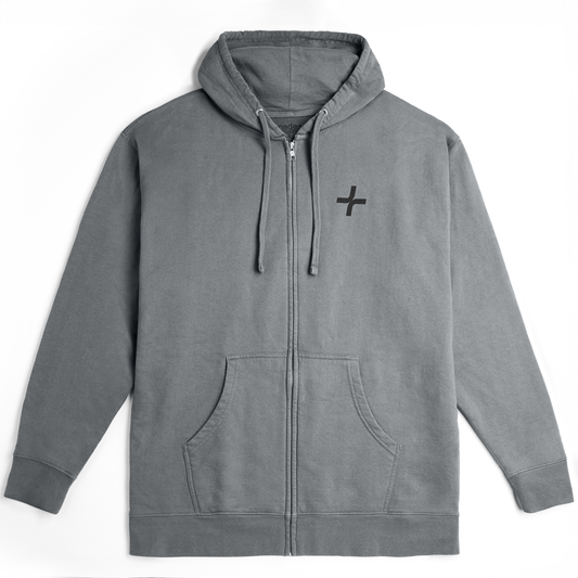 OG ZIP-UP - Hoodie Grey