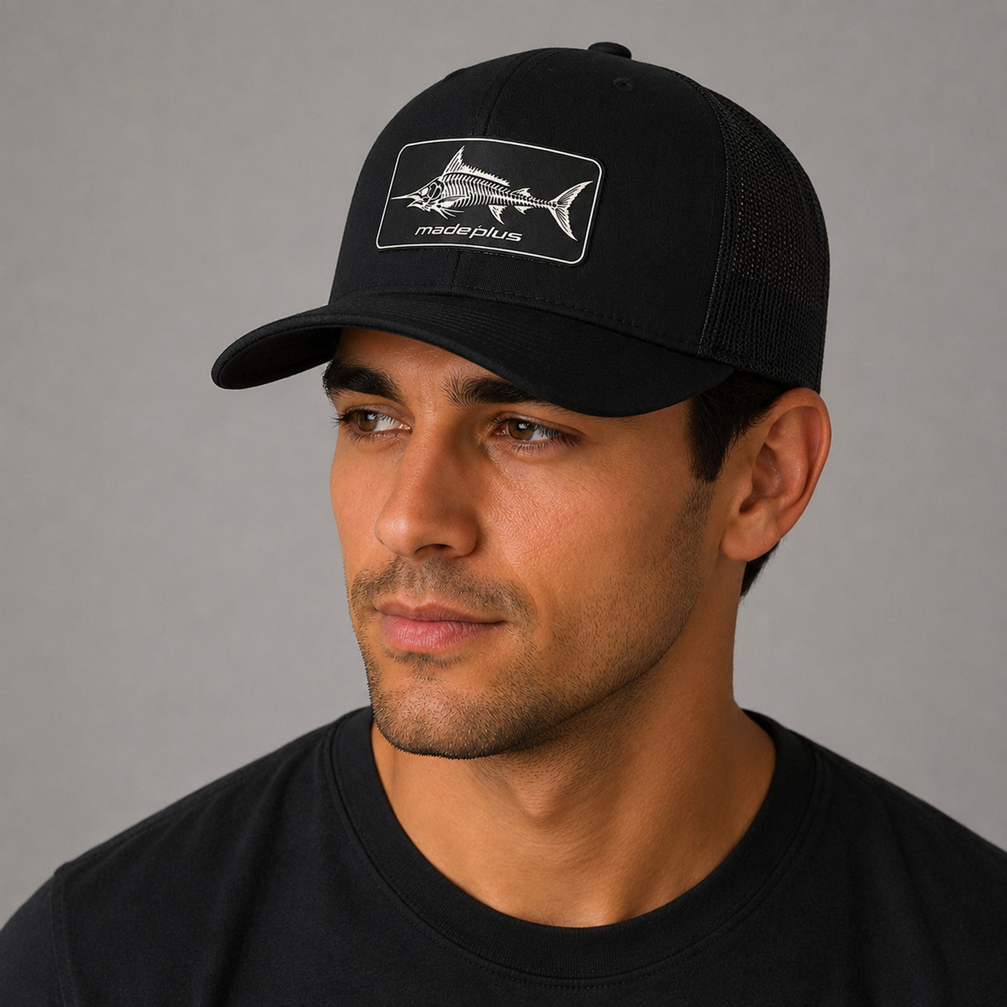 Offshore Skeleton Patch Trucker Hat