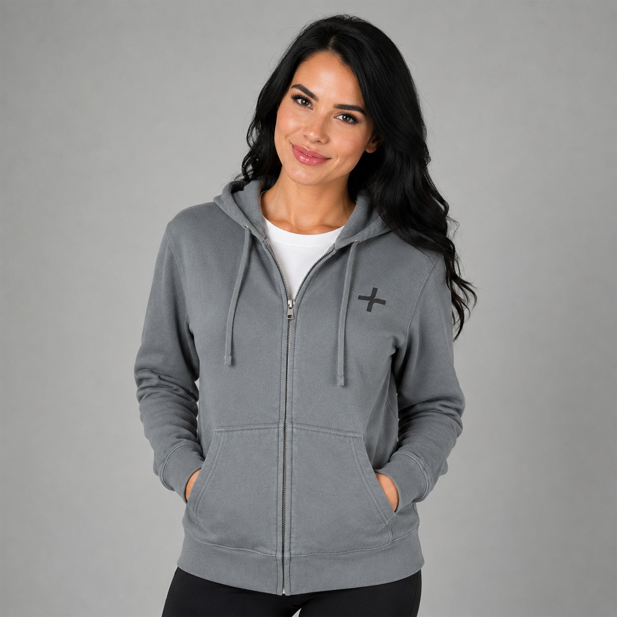 Retro Zip-Up Hoodie