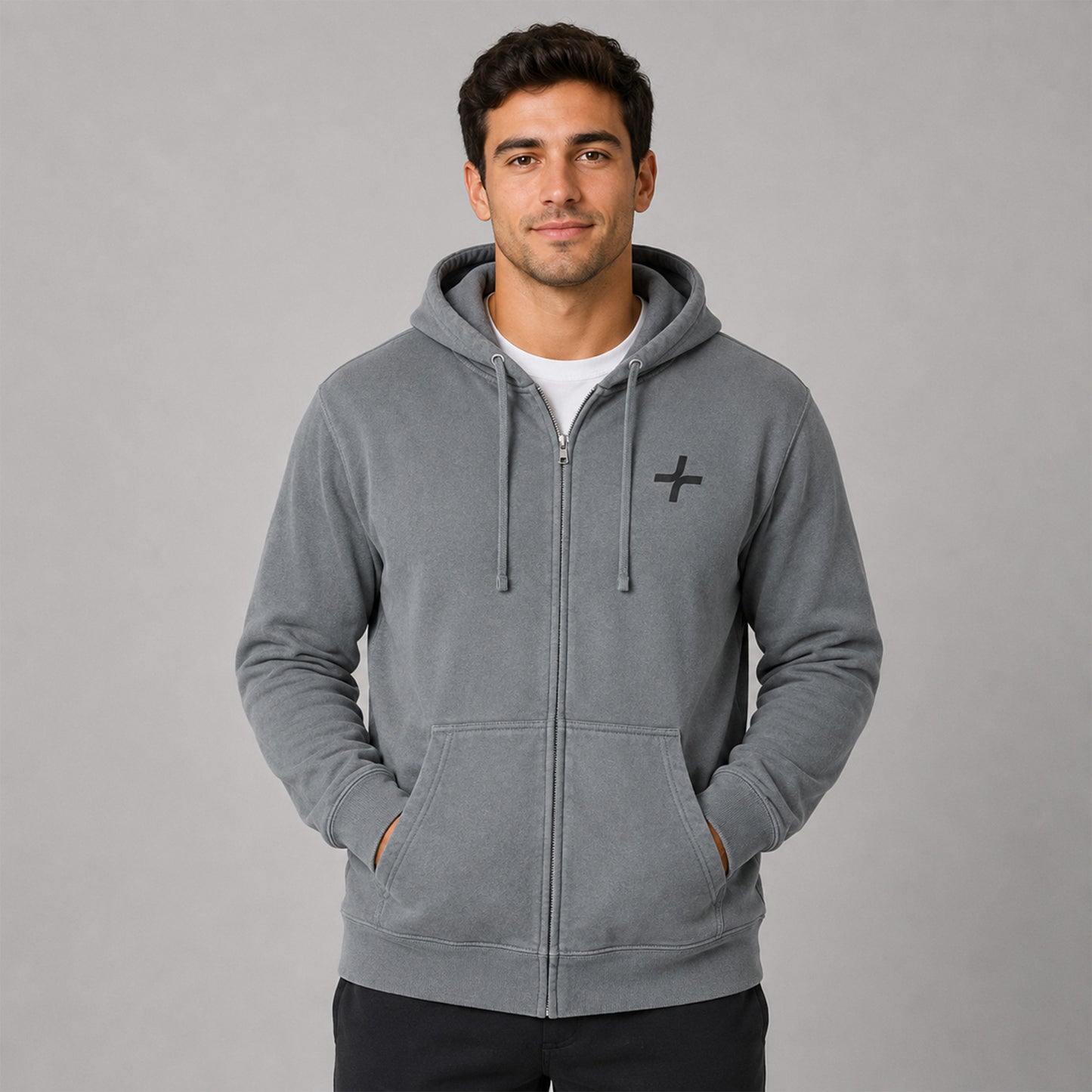 Retro Zip-Up Hoodie
