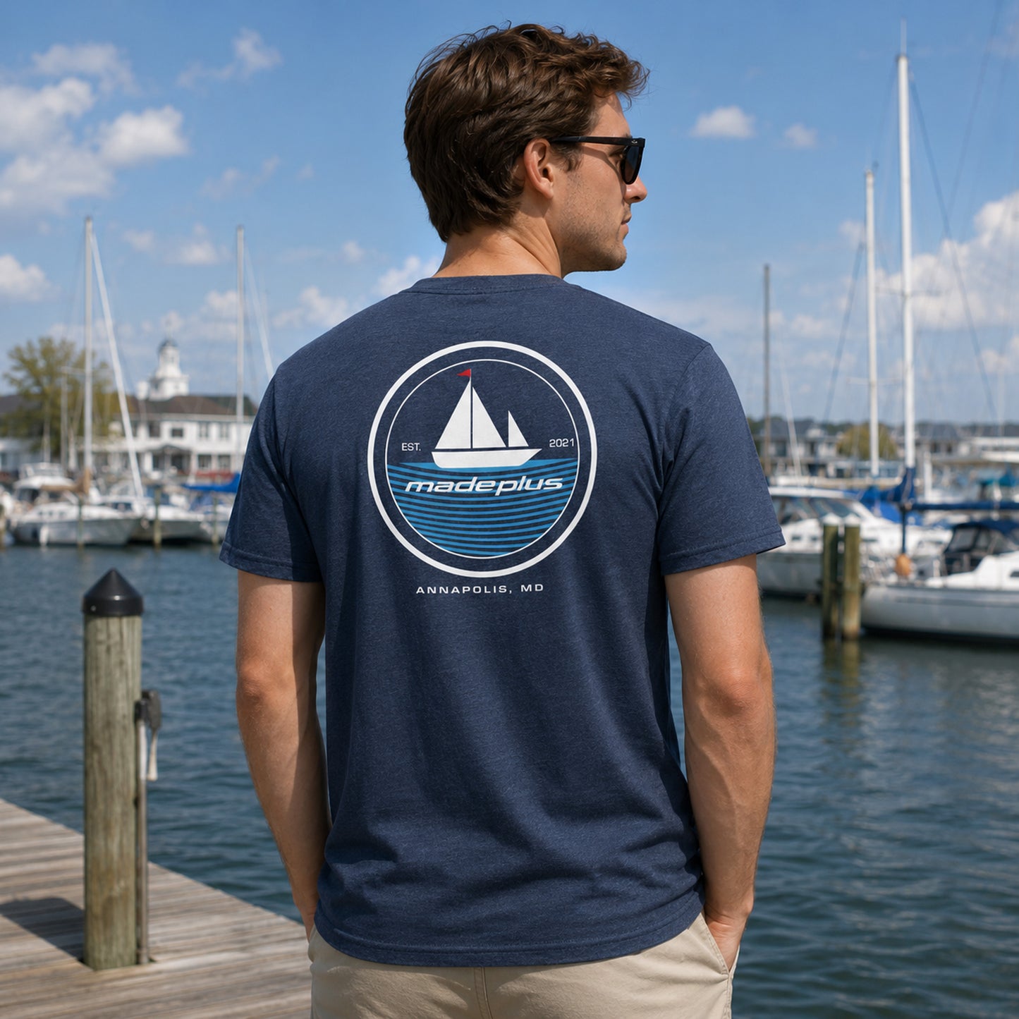 Deck Life Sail Circle Tee